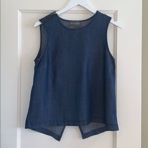 Michael Stars Sleeveless Denim Tank Size Small